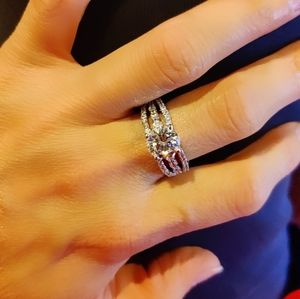 4.46 Ct Moissanite Engagement/Wedding/Diamond Rin